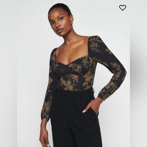 NWT Reformation Reign Top Sz 0